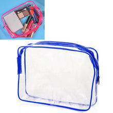 Load image into Gallery viewer, Portable Travel Zip Look PVC Bags Waterproof Transparent Makeup Storage Bag, S, M, L, 3Pcs Set