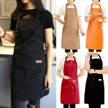 Load image into Gallery viewer, Canvas Apron Milk Tea Coffee Shop Baking Restaurant Fashion Men and Women Overalls