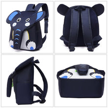 Load image into Gallery viewer, Elephant School Backpack for Children Cute 3D Animal Kids School Bags Boys Girls Schoolbag
