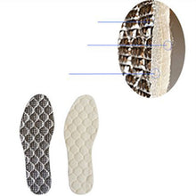 Load image into Gallery viewer, 1 Pair Men And Women Wool Warm Insole Aluminum Film Insulation Sports Shock Insoles