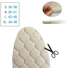 Load image into Gallery viewer, 1 Pair Men And Women Wool Warm Insole Aluminum Film Insulation Sports Shock Insoles