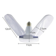 Load image into Gallery viewer, 60W 5 Leaves 235 LEDs SMD 2835 Foldable Household Bulb, AC 120-265V, E27 Cold White, B22 Cold White