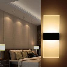 Load image into Gallery viewer, LED Bedroom Bedside Wall Aisle Balcony Wall Lamp, 14×6cm Right Angle White, 22×11cm Right Angle White, 29×11cm Right Angle White, 14×6cm Right Angle Black, 22×11cm Right Angle Black, 29×11cm Right Angle Black