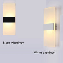 Load image into Gallery viewer, LED Bedroom Bedside Wall Aisle Balcony Wall Lamp, 14×6cm Right Angle White, 22×11cm Right Angle White, 29×11cm Right Angle White, 14×6cm Right Angle Black, 22×11cm Right Angle Black, 29×11cm Right Angle Black