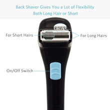 Load image into Gallery viewer, Foldable Long Handle Electric Shaver On Back, Electric Shaver