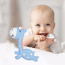 Load image into Gallery viewer, Cartoon Fawn Baby Teether Training Bite Molar Rod Silicone Toy Mother and Baby Supplies, Fawn Brown, Fawn Pink, Fawn Blue