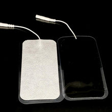 Load image into Gallery viewer, 6x9cm Non-woven Foam Self-adhesive Physiotherapy Electrode, 2.0mm Hole, 2.5mm Hole