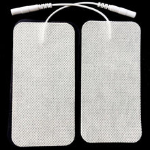 Load image into Gallery viewer, 6x9cm Non-woven Foam Self-adhesive Physiotherapy Electrode, 2.0mm Hole, 2.5mm Hole