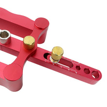 Load image into Gallery viewer, Woodworking Punching Locator Vertical Triple Hole Straight Hole Opener Dowel