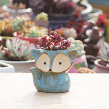 Load image into Gallery viewer, Ceramic Fleshy Flower Pot Succulent Thumb Pot Fox Flower Pot, Random Color Delivery (Without Plants), Fox Flower Pot