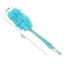 Load image into Gallery viewer, Long Handle Hanging Soft Mesh Back Body Bath Shower Brush
