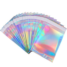 Load image into Gallery viewer, 100 PCS / Set  Laser Self Sealing Plastic Envelopes Mailing Bags Gift Packaging Bags, 11.5cmx16.5cm+4cm, 16.5cmx23cm+4cm, 23cmx32.5cm+4cm, 35cmx40cm+4cm