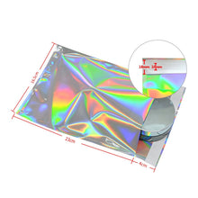 Load image into Gallery viewer, 100 PCS / Set  Laser Self Sealing Plastic Envelopes Mailing Bags Gift Packaging Bags, 11.5cmx16.5cm+4cm, 16.5cmx23cm+4cm, 23cmx32.5cm+4cm, 35cmx40cm+4cm