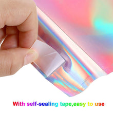 Load image into Gallery viewer, 100 PCS / Set  Laser Self Sealing Plastic Envelopes Mailing Bags Gift Packaging Bags, 11.5cmx16.5cm+4cm, 16.5cmx23cm+4cm, 23cmx32.5cm+4cm, 35cmx40cm+4cm