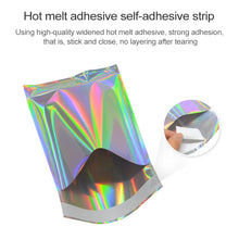 Load image into Gallery viewer, 100 PCS / Set  Laser Self Sealing Plastic Envelopes Mailing Bags Gift Packaging Bags, 11.5cmx16.5cm+4cm, 16.5cmx23cm+4cm, 23cmx32.5cm+4cm, 35cmx40cm+4cm