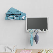 Load image into Gallery viewer, Wall Mounted 4 Hooks Mobile Phone Holder Hook Hanging Cellphone Tablet Charging Stand Bracket