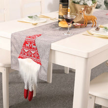 Load image into Gallery viewer, Christmas Tablecloth Santa Claus Table Runner Hotel Banquet Table Flag for Festival Decoration
