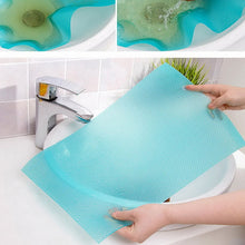 Load image into Gallery viewer, 4 PCS / Set Environmentally Friendly Waterproof Washable Antibacterial Antifouling Refrigerator Mat, Transparent White, Transparent Green, Transparent Pink, Transparent Blue, Blue, Green, Pink