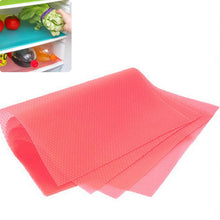 Load image into Gallery viewer, 4 PCS / Set Environmentally Friendly Waterproof Washable Antibacterial Antifouling Refrigerator Mat, Transparent White, Transparent Green, Transparent Pink, Transparent Blue, Blue, Green, Pink