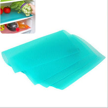 Load image into Gallery viewer, 4 PCS / Set Environmentally Friendly Waterproof Washable Antibacterial Antifouling Refrigerator Mat, Transparent White, Transparent Green, Transparent Pink, Transparent Blue, Blue, Green, Pink