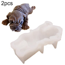 Load image into Gallery viewer, 2 PCS 4 Inch Shapi Dog Mousse Cake Silicone Mold 3D Stereo Ice Cream Mold Dirty Dog Chocolate Mold, Shapi Dog Shape