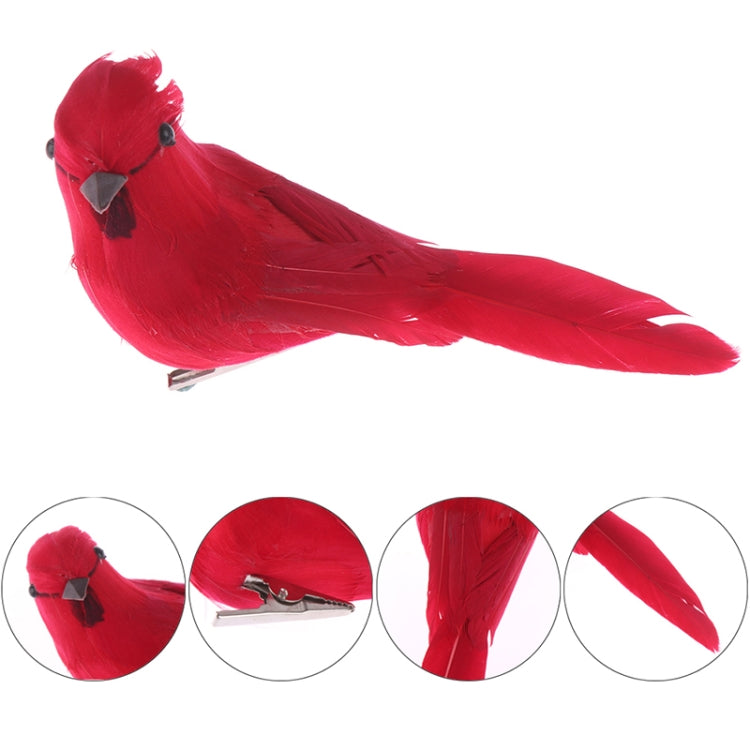 Real Feather Simulation Bird Horticultural Decoration Bird Craft Foam Bird