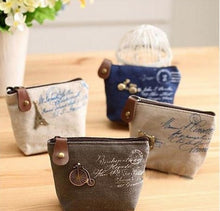Load image into Gallery viewer, Vintage Mini Coin Purse Pouch Bag Holders Gift Wallets Classic Nostalgic Storage Bag