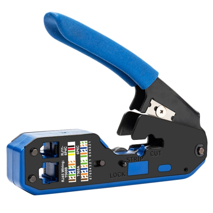 Rj45 Crystal Head 8P6P Network Tool With Stripping Wire Extrusion Crimping Wire Cable Pliers, Pliers