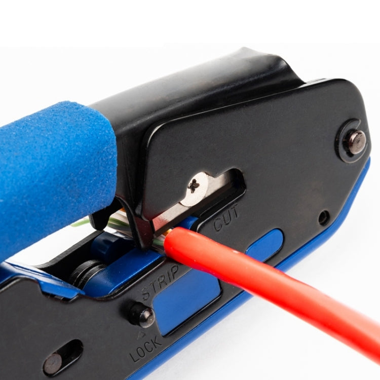 Rj45 Crystal Head 8P6P Network Tool With Stripping Wire Extrusion Crimping Wire Cable Pliers, Pliers