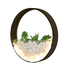 Load image into Gallery viewer, Living Room Background Wall Bedroom Bedside Round Succulent Garden Decorative Wall Lamp, 20 x 5 cm, 30 x 5 cm