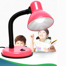 Load image into Gallery viewer, Vintage Iron LED Desk Lamp Push Button Switch Eye Protection Reading Led Light Table Lamps