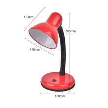 Load image into Gallery viewer, Vintage Iron LED Desk Lamp Push Button Switch Eye Protection Reading Led Light Table Lamps