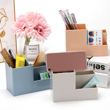 Load image into Gallery viewer, Creative Multifunctional Desktop Plastic Storage Phone Holder Pen Holder