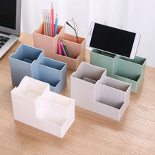 Load image into Gallery viewer, Creative Multifunctional Desktop Plastic Storage Phone Holder Pen Holder