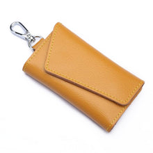 Load image into Gallery viewer, Multifunctional Litchi Texture Leather Keychain Bag Car Key Bag