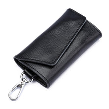 Load image into Gallery viewer, Multifunctional Litchi Texture Leather Keychain Bag Car Key Bag