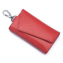 Load image into Gallery viewer, Multifunctional Litchi Texture Leather Keychain Bag Car Key Bag