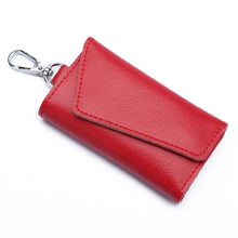 Load image into Gallery viewer, Multifunctional Litchi Texture Leather Keychain Bag Car Key Bag