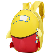 Load image into Gallery viewer, Kids Kindergarten Schoolbag Small Plane Backpack Waterproof Breathable Eggshell Backpack