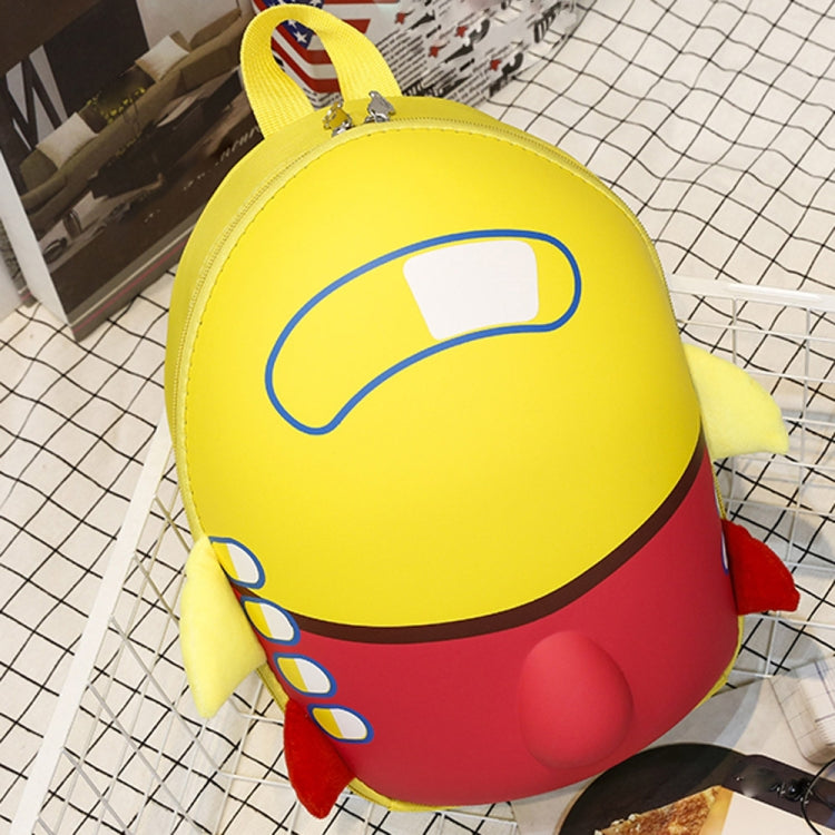 Kids Kindergarten Schoolbag Small Plane Backpack Waterproof Breathable Eggshell Backpack