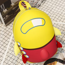 Load image into Gallery viewer, Kids Kindergarten Schoolbag Small Plane Backpack Waterproof Breathable Eggshell Backpack