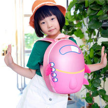 Load image into Gallery viewer, Kids Kindergarten Schoolbag Small Plane Backpack Waterproof Breathable Eggshell Backpack