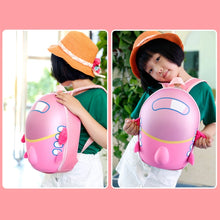Load image into Gallery viewer, Kids Kindergarten Schoolbag Small Plane Backpack Waterproof Breathable Eggshell Backpack