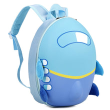 Load image into Gallery viewer, Kids Kindergarten Schoolbag Small Plane Backpack Waterproof Breathable Eggshell Backpack
