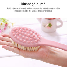 Load image into Gallery viewer, Long Handle Bath Brush Soft Hair Bath Brush with Massage Back Brush