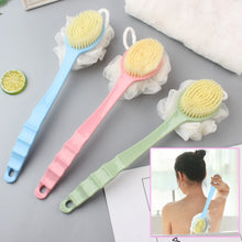 Load image into Gallery viewer, Long Handle Bath Brush Soft Hair Bath Brush with Massage Back Brush