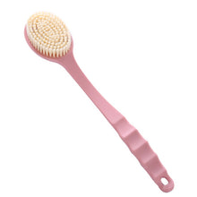 Load image into Gallery viewer, Long Handle Bath Brush Soft Hair Bath Brush with Massage Back Brush