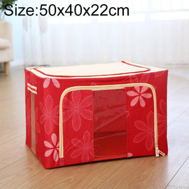 Folding Storage Box Non Woven Fabric With Zipper Moisture-proof Clothes Storage Box, 44L 50x40x22cm, 55L 50x40x28cm, 66L 50x40x33cm, 80L 60x40x32cm, 100L 60x42x40cm, 125L 70x42x40cm