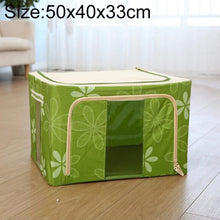 Load image into Gallery viewer, Folding Storage Box Non Woven Fabric With Zipper Moisture-proof Clothes Storage Box, 44L 50x40x22cm, 55L 50x40x28cm, 66L 50x40x33cm, 80L 60x40x32cm, 100L 60x42x40cm, 125L 70x42x40cm