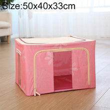 Load image into Gallery viewer, Folding Storage Box Non Woven Fabric With Zipper Moisture-proof Clothes Storage Box, 44L 50x40x22cm, 55L 50x40x28cm, 66L 50x40x33cm, 80L 60x40x32cm, 100L 60x42x40cm, 125L 70x42x40cm
